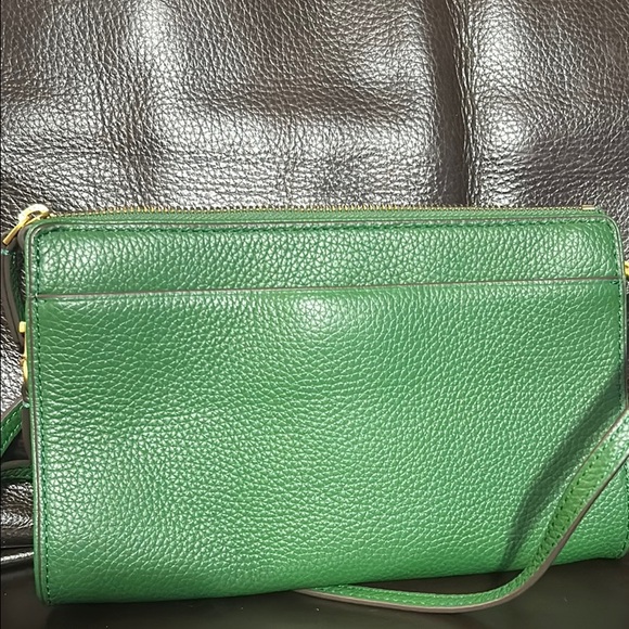 Green Leather Crossbody Bag - Picture 2 of 4